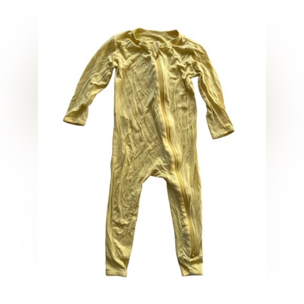 Sunny Yellow Kids Footie Pajamas